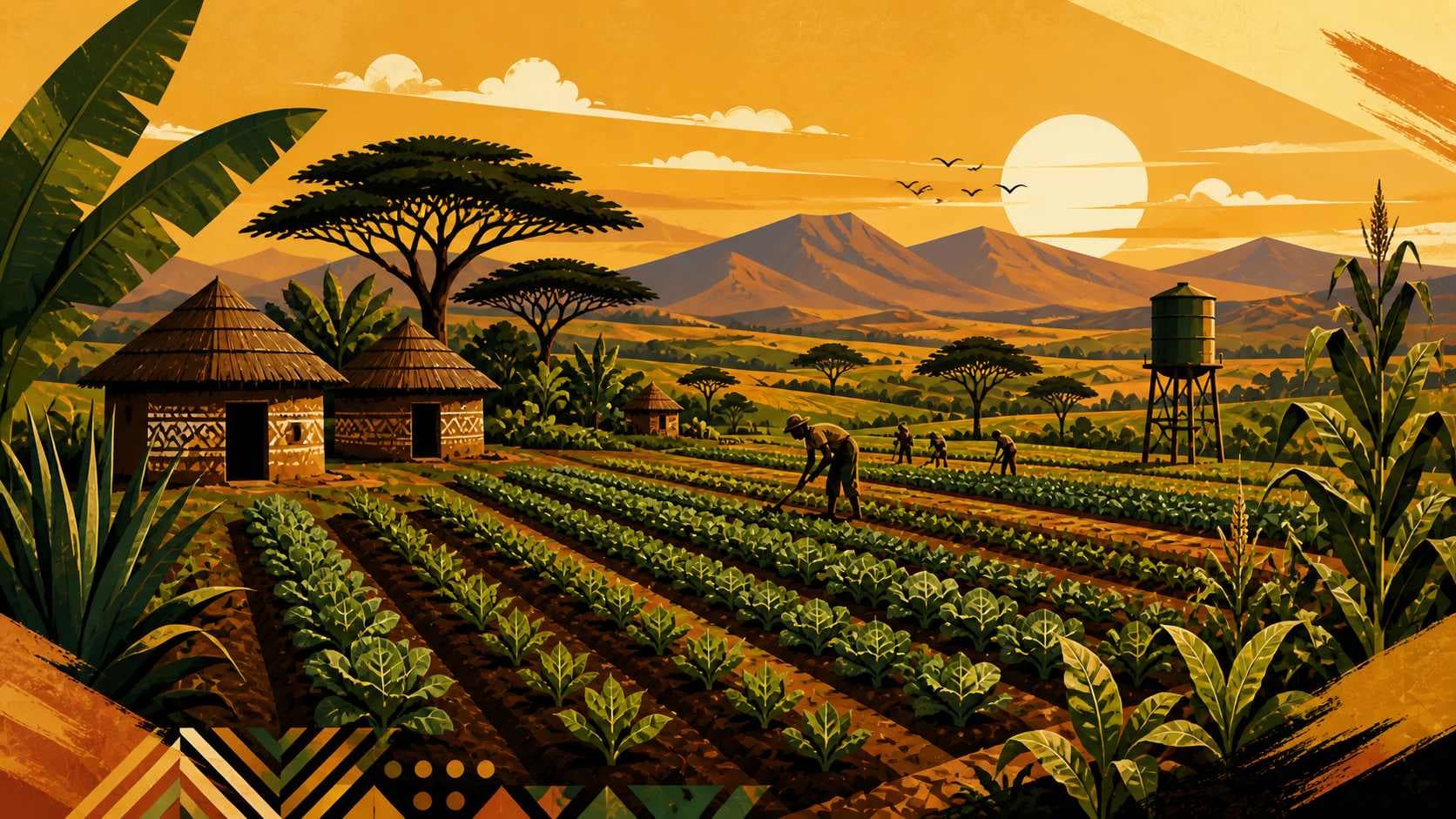Africa themed visual