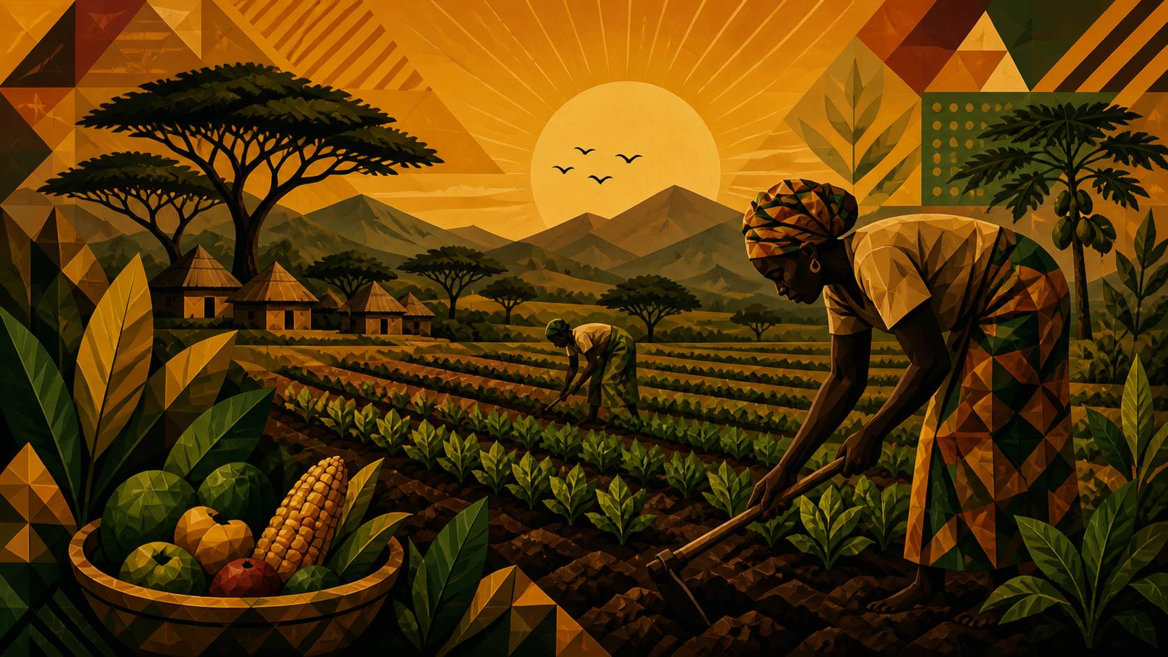 Africa themed visual